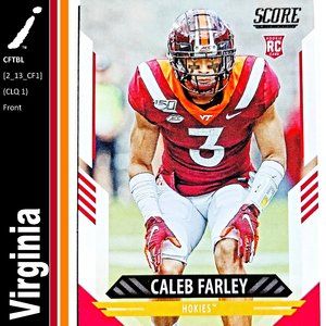 Virginia Tech Hokies (Caleb Farley) - CFTBL [2_13_CF1]